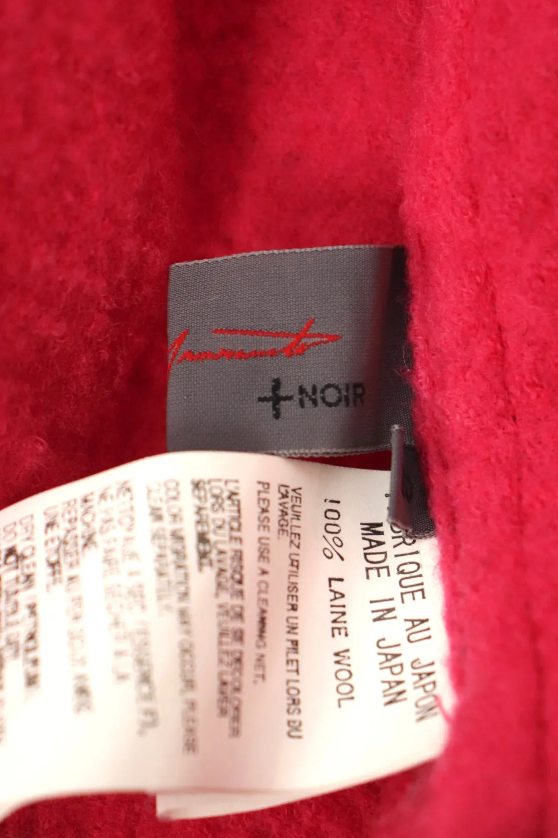S/S 2004 Yohji Yamamoto  Noir Wool Trench Coat