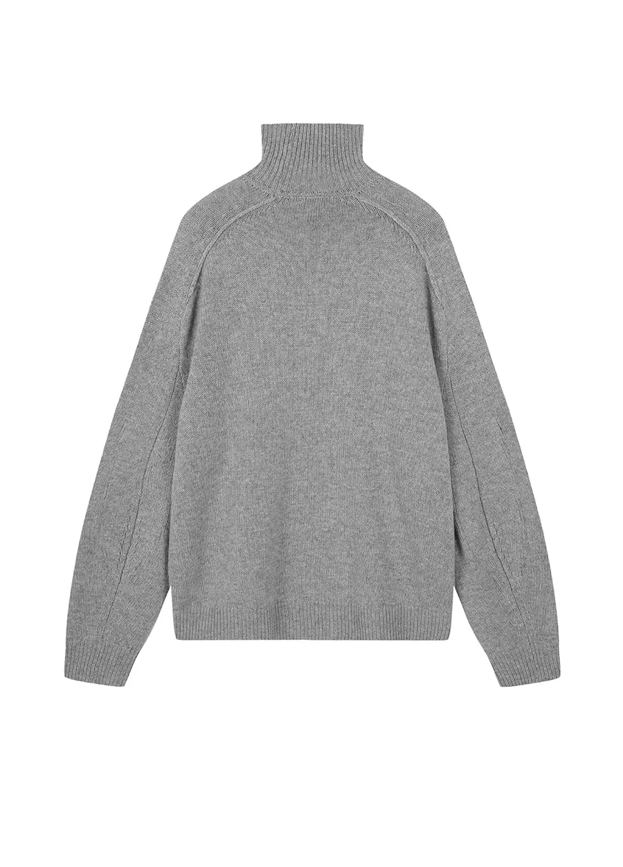 Sweater / JNBY Raglan-Sleeve Wool Sweater