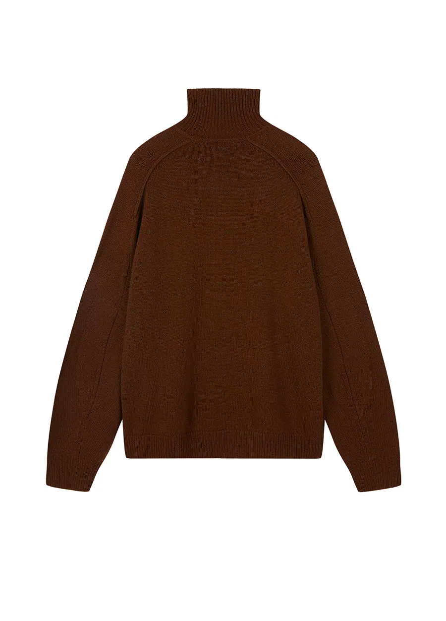 Sweater / JNBY Raglan-Sleeve Wool Sweater
