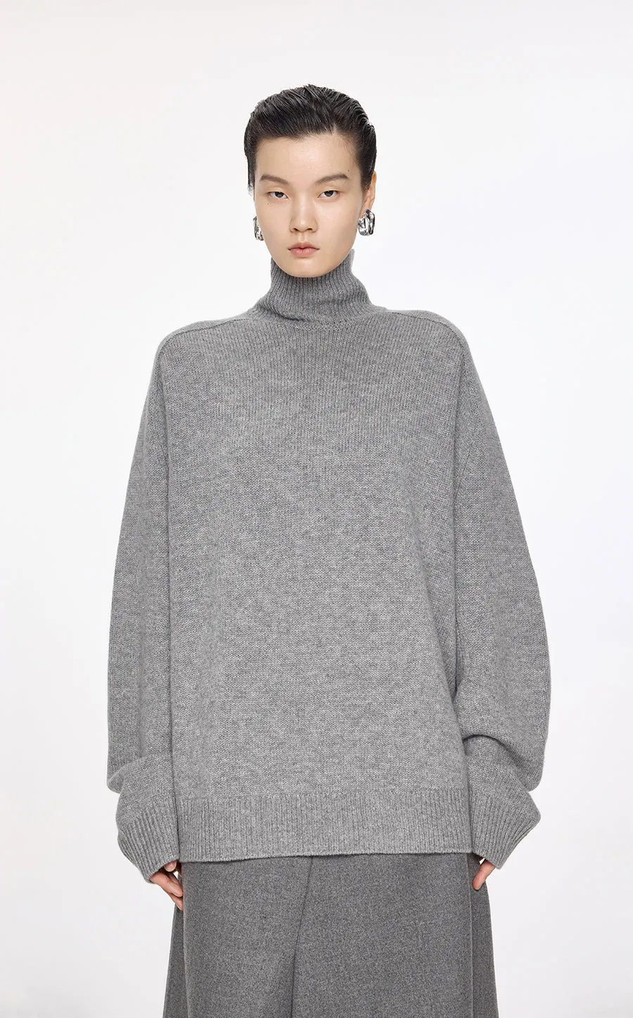 Sweater / JNBY Raglan-Sleeve Wool Sweater