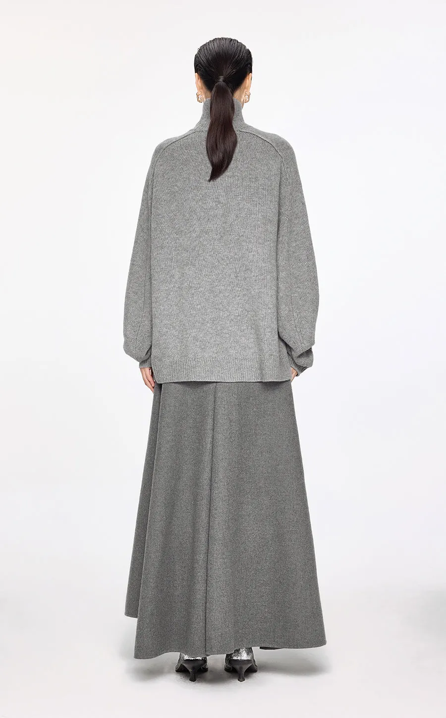 Sweater / JNBY Raglan-Sleeve Wool Sweater