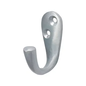 TIMCO Single Robe Hook Satin Chrome - 44 x 18mm