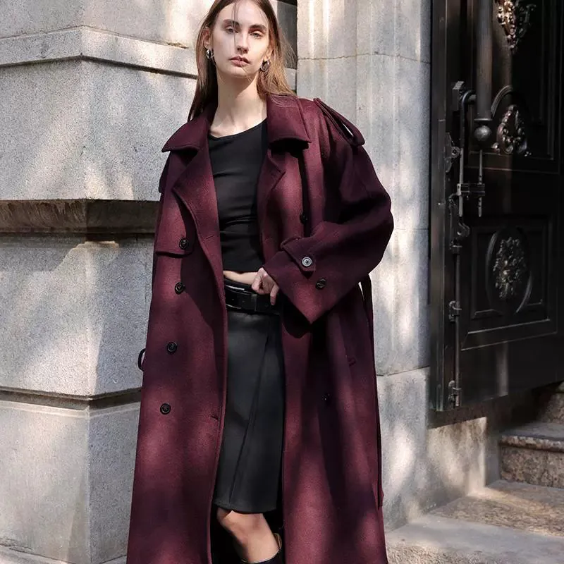 Timeless Double-Breasted Trench Coat