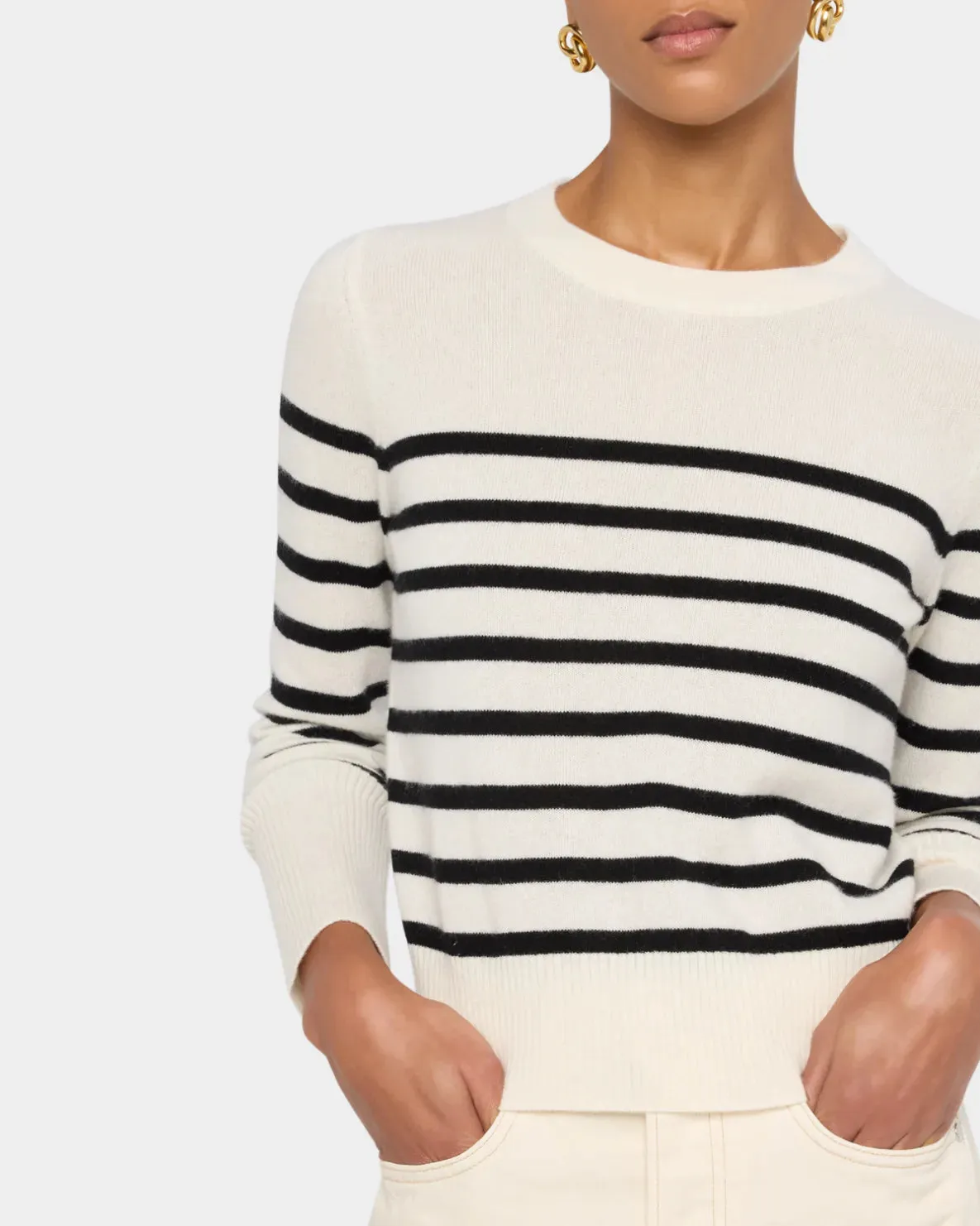 VERONICA BEARD CALEB CASHMERE PULLOVER