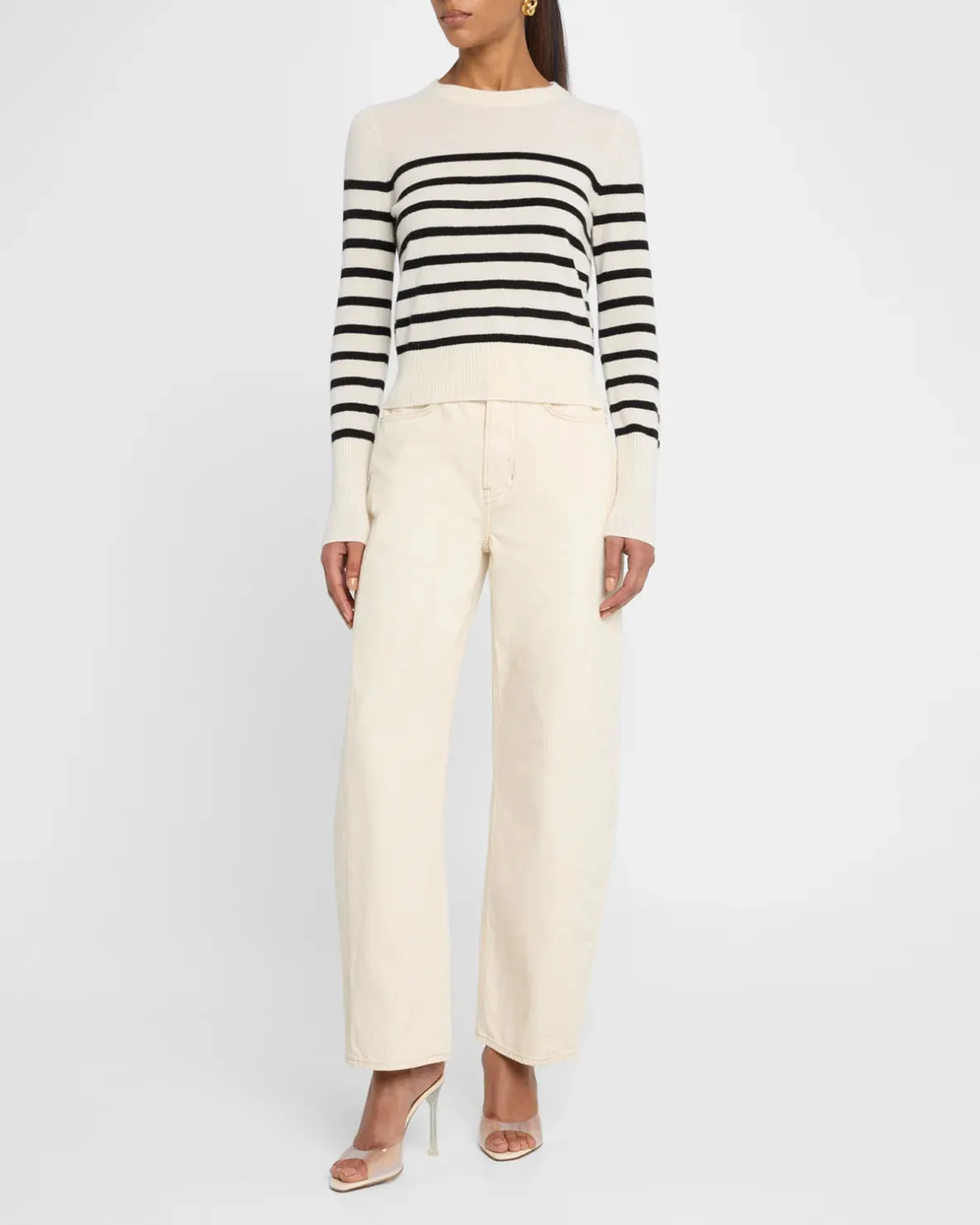 VERONICA BEARD CALEB CASHMERE PULLOVER