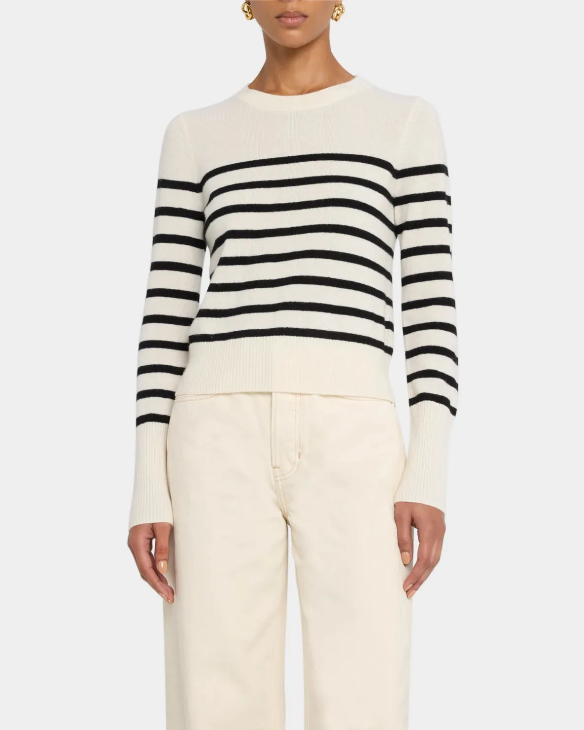 VERONICA BEARD CALEB CASHMERE PULLOVER