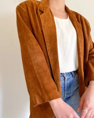 Vintage Brown Suede Jacket