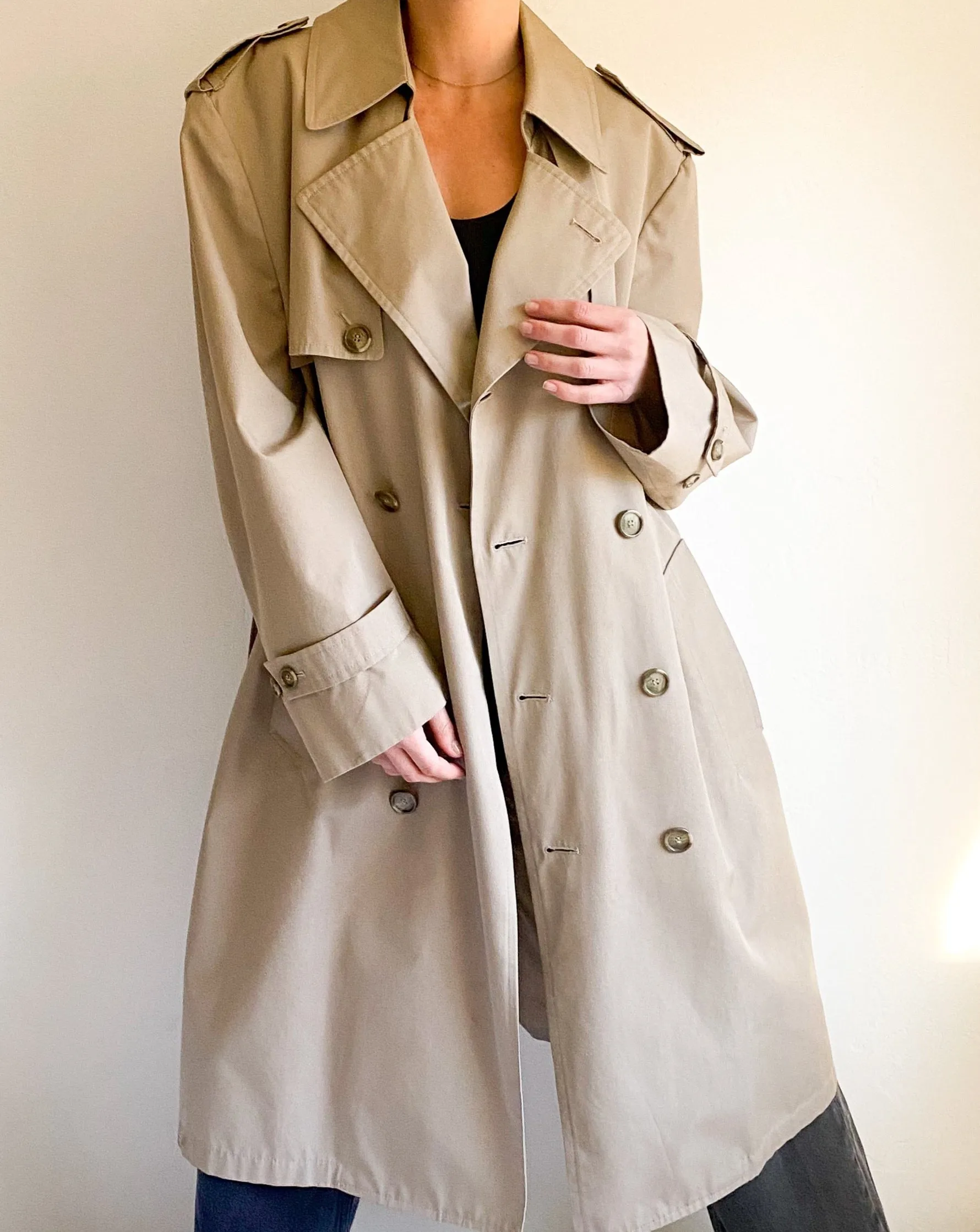 Vintage London Fog Khaki Trench Coat