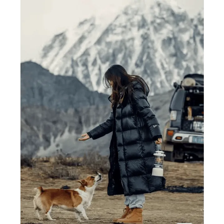 Warm, waterproof down winter jacket for women