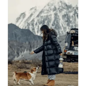 Warm, waterproof down winter jacket for women