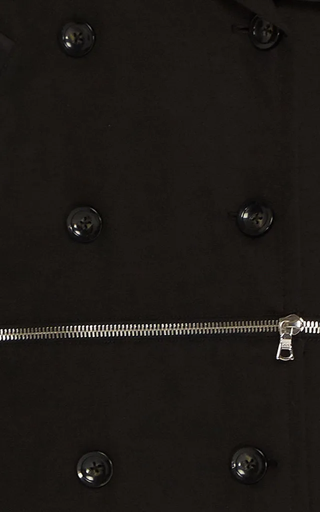 WATER-RESISTANT SUSTAINABLE CONVERTIBLE TRENCH