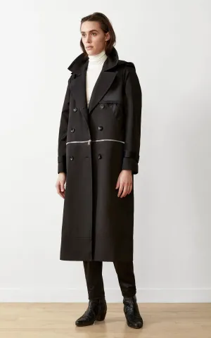 WATER-RESISTANT SUSTAINABLE CONVERTIBLE TRENCH