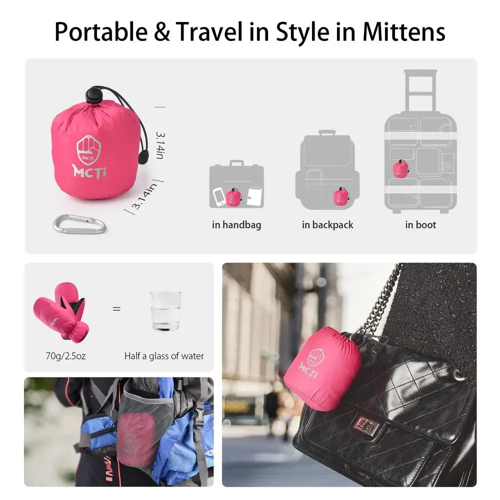 Waterproof Goose Down Mittens for Women | MCTi Snow Mitts