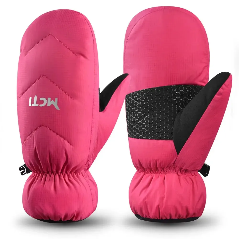 Waterproof Goose Down Mittens for Women | MCTi Snow Mitts