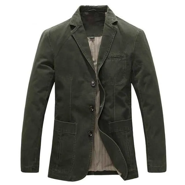 West Louis™ Spring Military Style Cotton Jacket