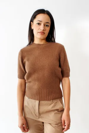 White   Warren Cashmere Featherweight TShirt