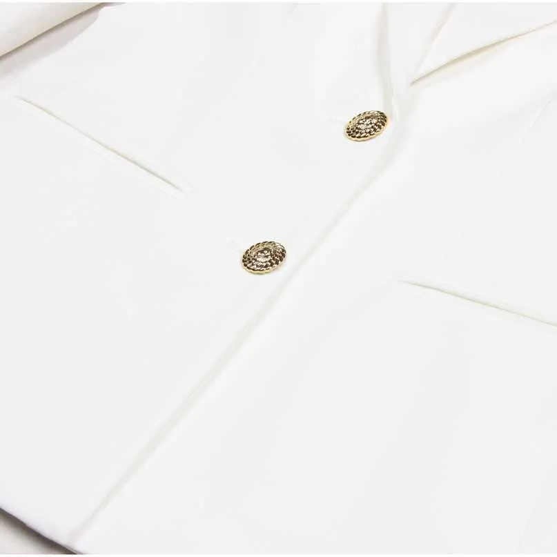 Women 2-Button Single Breasted Blazer Jacket