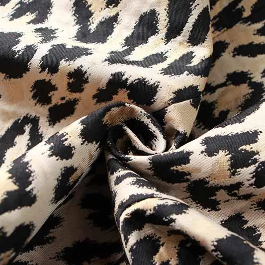 Women Leopard Print Blazer Gold Button Double-breasted Button Slim Blazer