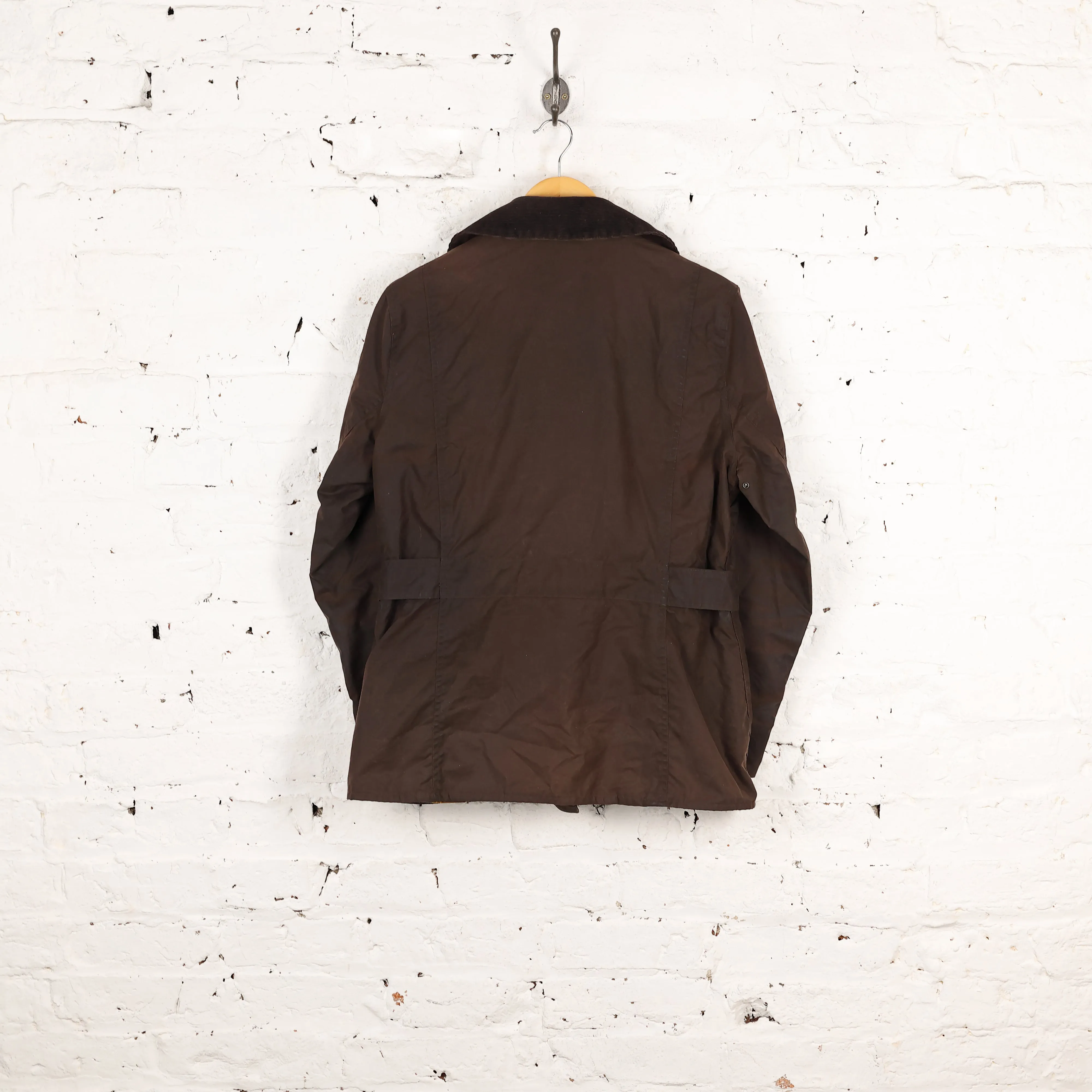 Women's Barbour Double Breasted Wax Jacket - Brown - Women's L