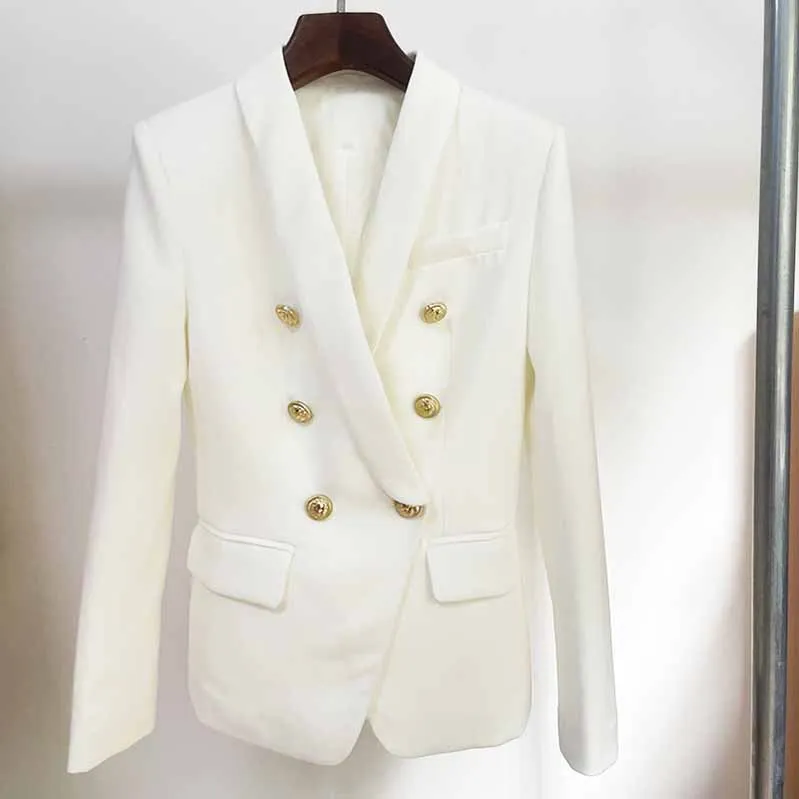Womens Coat Long Sleeves Blazer Jackets Double Breasted Coat