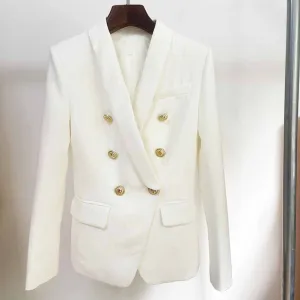 Womens Coat Long Sleeves Blazer Jackets Double Breasted Coat