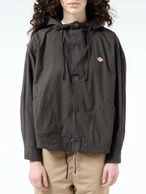 Women's Cotton Weather Hooded Short Jacket