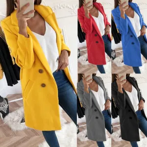 Women's Medium Long Wool Coat