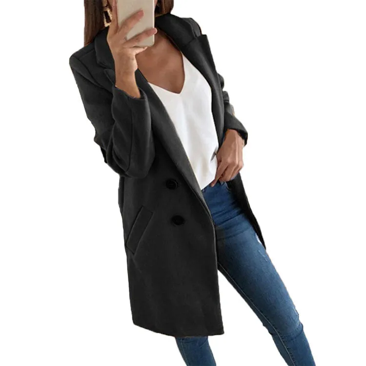 Women's Medium Long Wool Coat