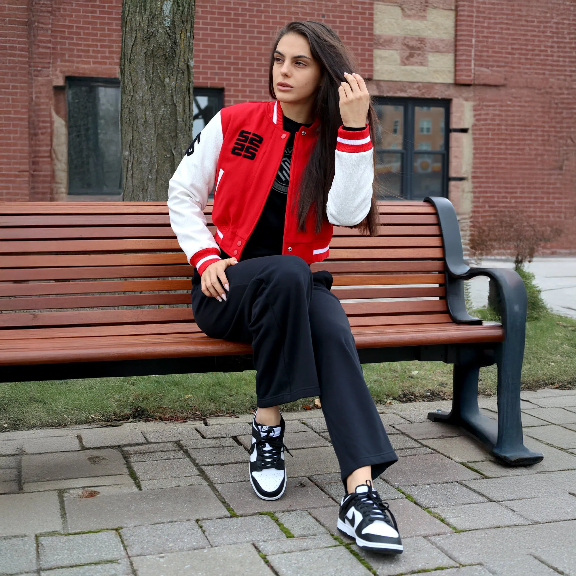 Women's Wings Wool Varsity Jacket