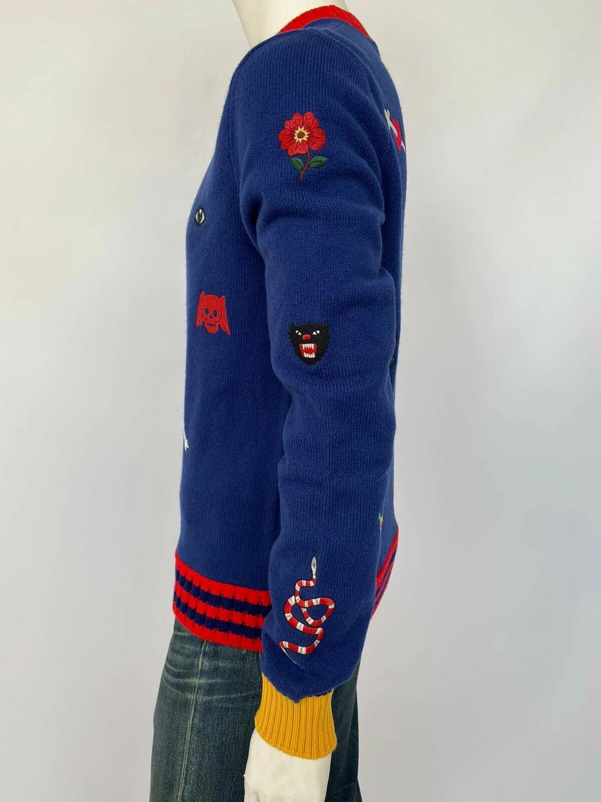Wool Sweater With Embroideries