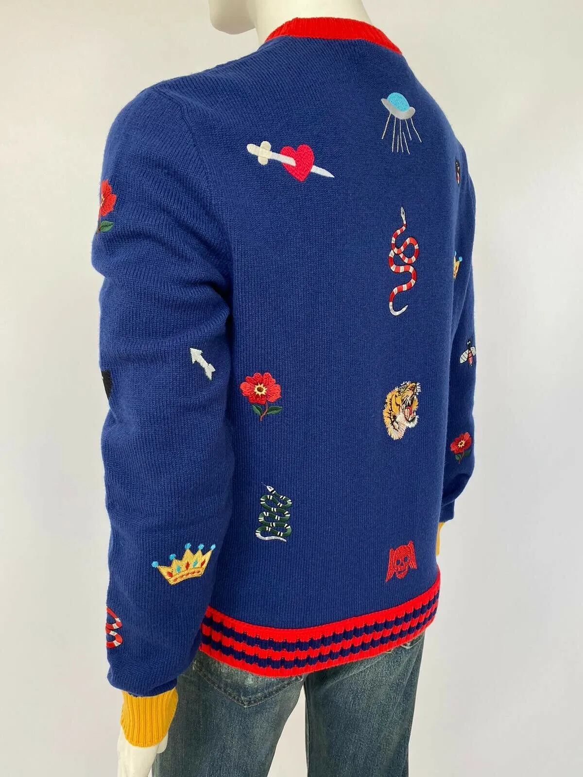 Wool Sweater With Embroideries