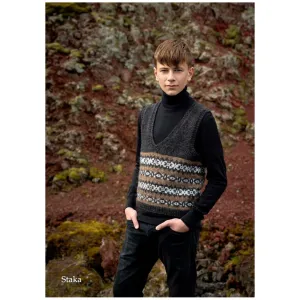 Wool Vest - Brown