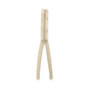 YKK Nylon Zip Beige