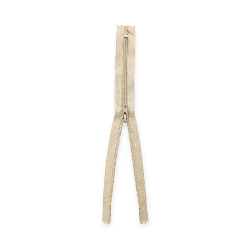 YKK Nylon Zip Beige