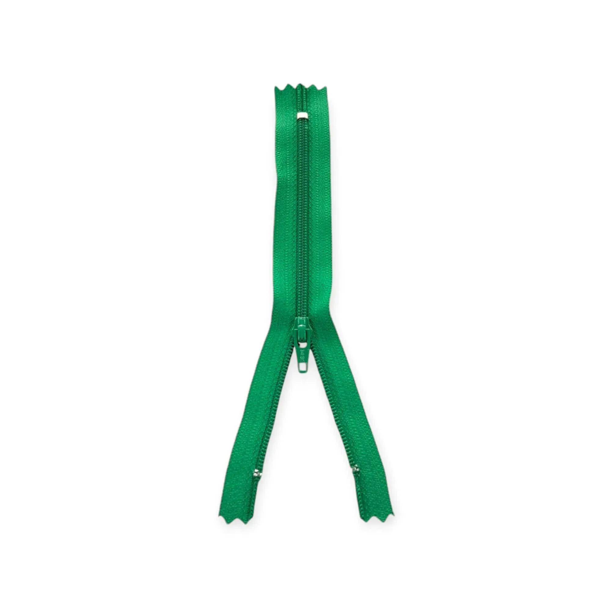YKK Nylon Zip DK Emerald 15cm